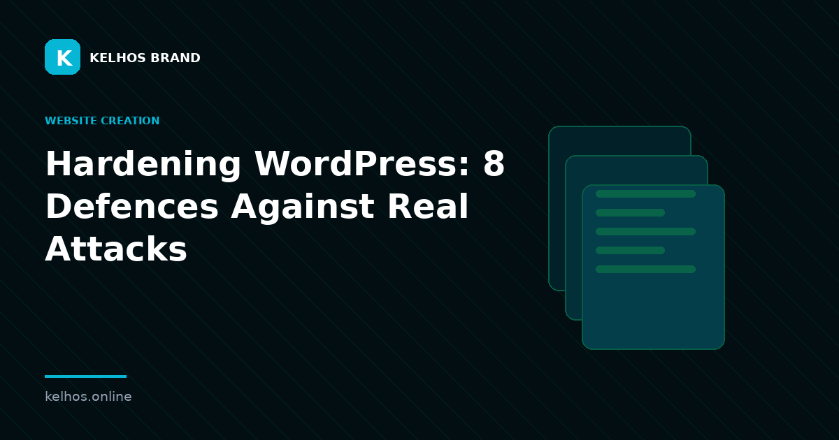 Hardening WordPress: 8 Defences Against Real Attacks — illustration