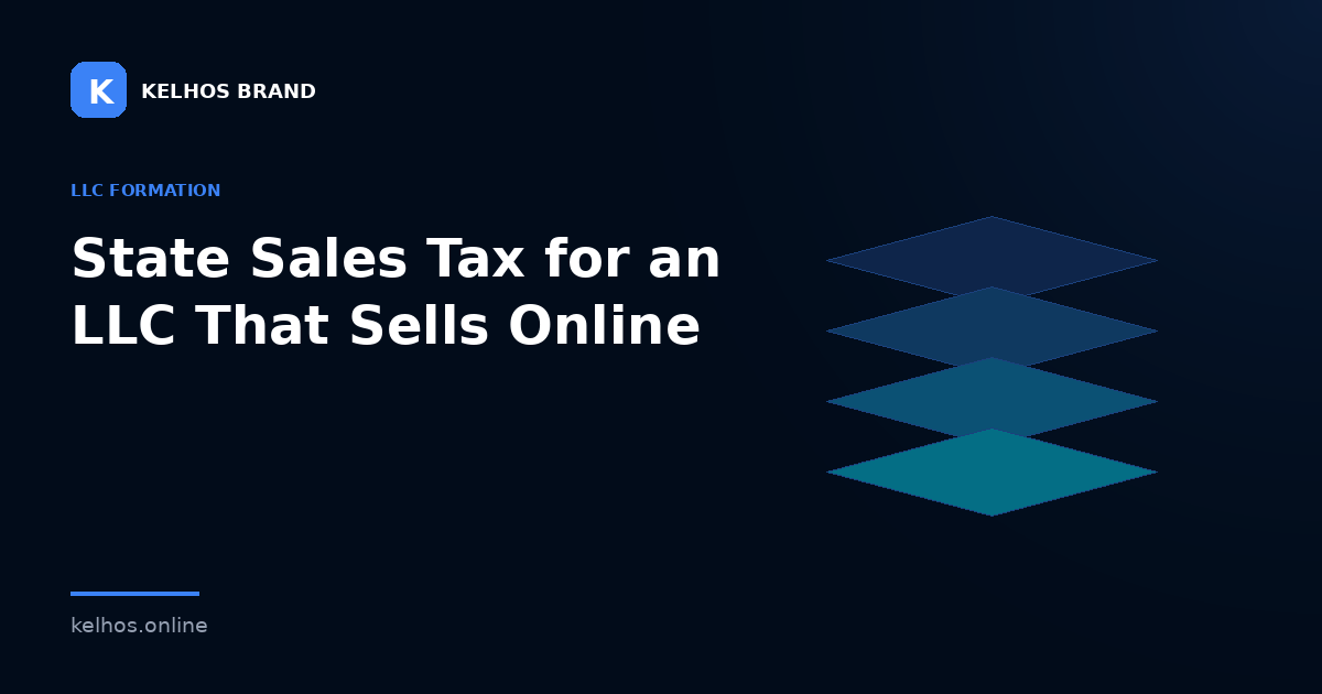 State Sales Tax for an LLC That Sells Online — illustration