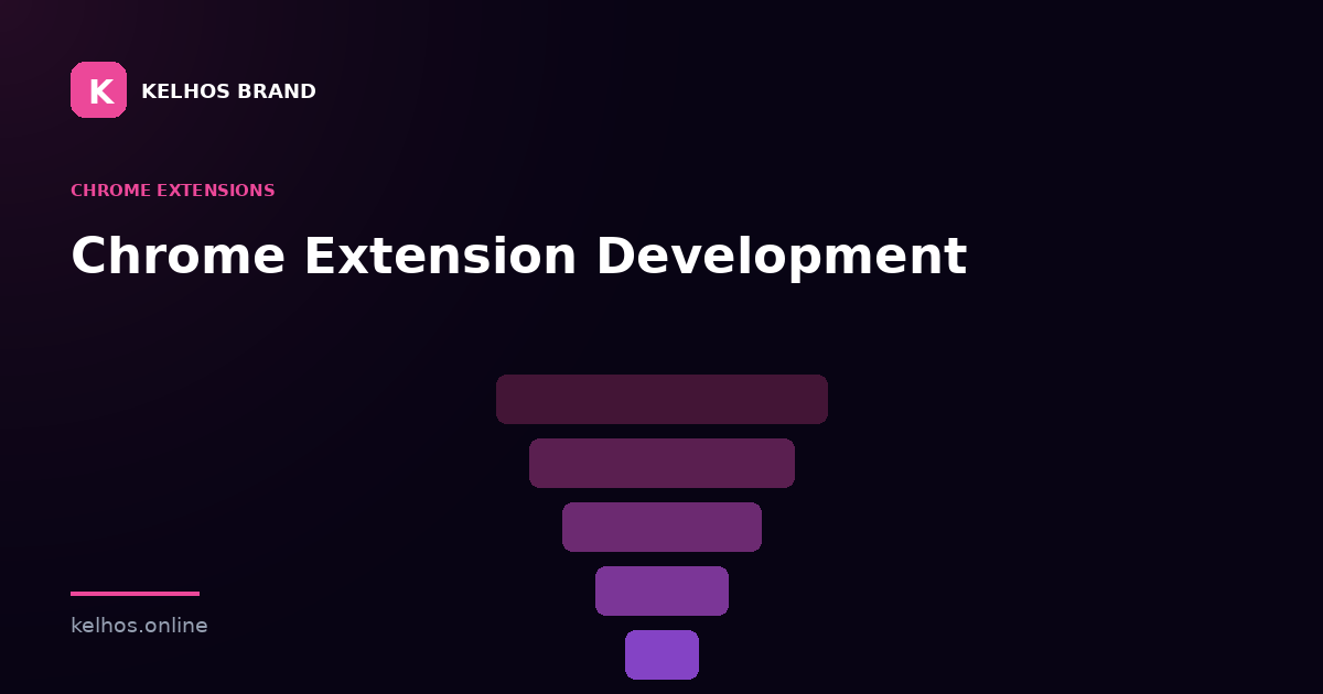 Kelhos Brand graphic titled Chrome Extension Development